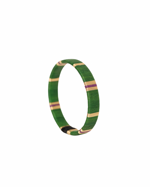 Brazalete basic green gold